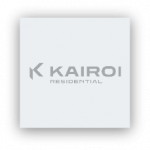 Black and white version of the Kairoi Residential logo to represent the continued partnership with TEAL's central plant system