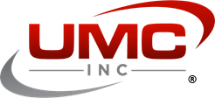 Red and gray-colored version of the UMC Inc. logo to represent the continued partnership with TEAL's central plant system